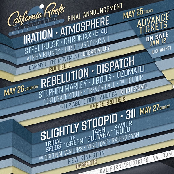 CaliRoots Festival 2018 Artist Lineup A Look at Who To See Live