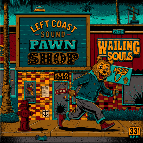Left Coast Sound Bridges Generations on Split 7″ Vinyl Featuring