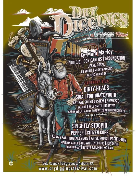 DRY DIGGINGS 2023 Line Up includes Ky- Mani Marley, Dirty Heads ...