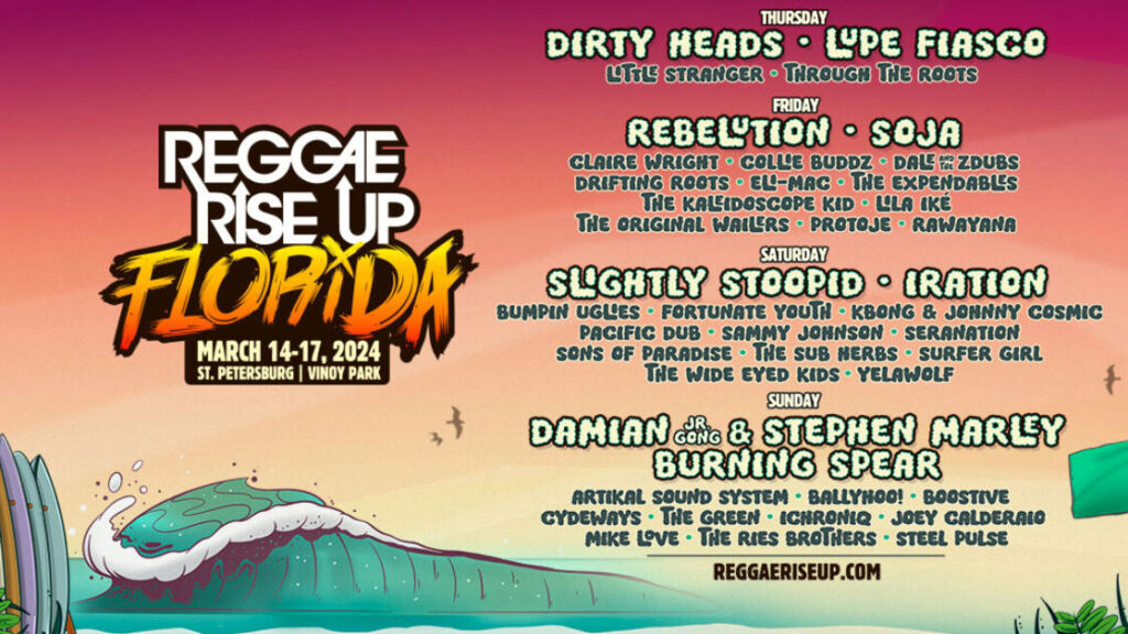 Reggae Rise Up Festival Announces 2024 Lineup
