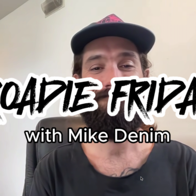 #RoadieFriday with Pepper's Drum Tech and Media Man, Mike Denim