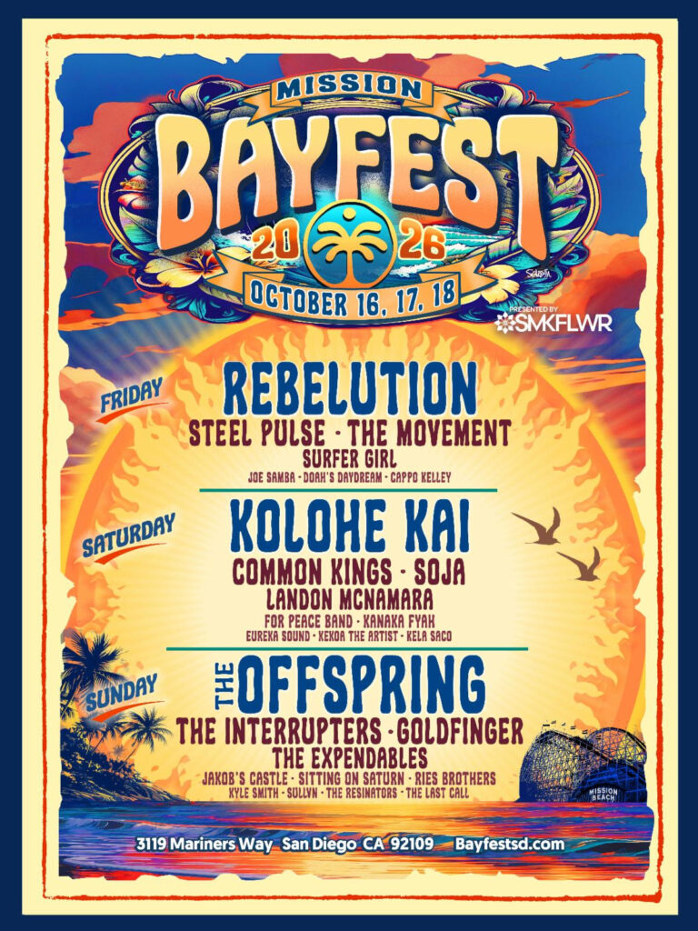Mission Bayfest 2026 Returns to San Diego Waterfront With Rebelution ...